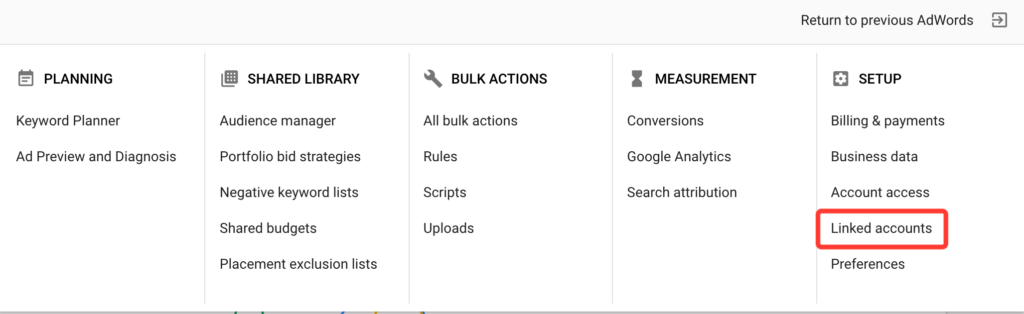 Linking Google AdWords and Google Analytics